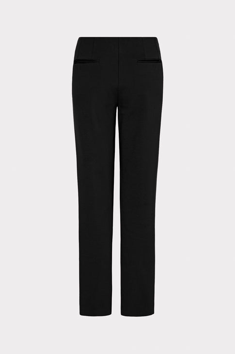 Nicole Ponte Pants Black Image 4 of 4