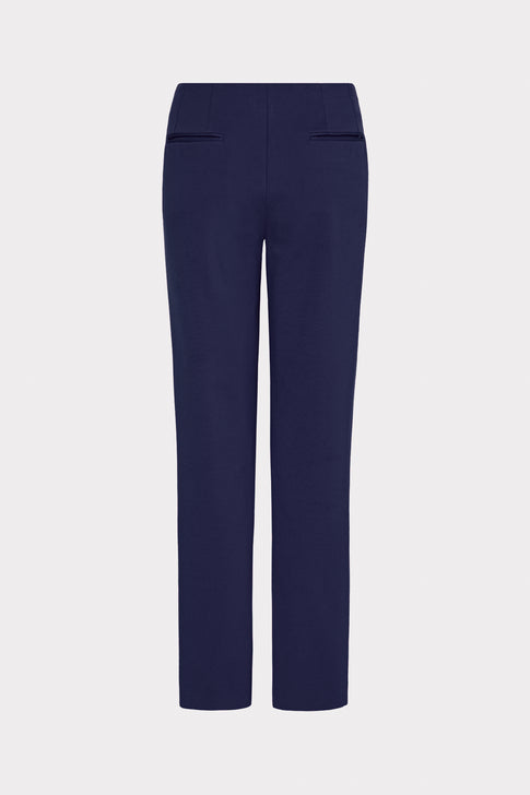 Nicole Ponte Pants Navy Image 4 of 4