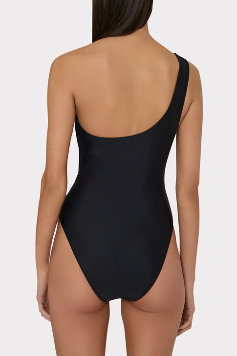 Solid Carvico Vita Cutout One Piece Black Image 4 of 6