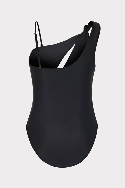 Solid Carvico Vita Cutout One Piece Black Image 6 of 6