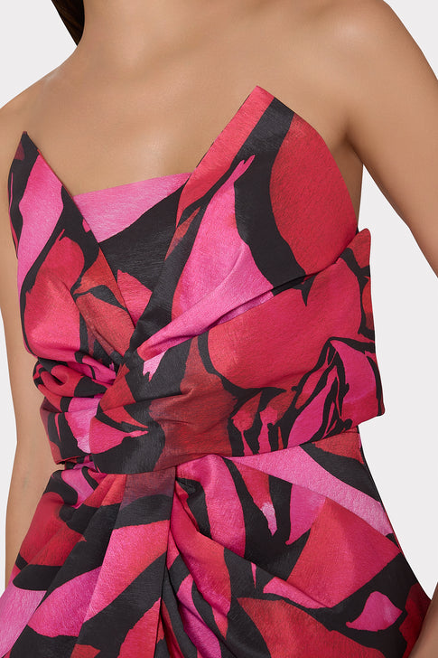 Harlow Dream Rose Strapless Taffeta Dress Dream Rose Pink Image 3 of 4