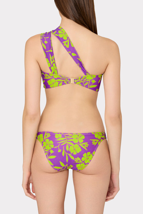 Olivia Marigold Aroma Draped Bandeau Top Purple Multi Image 8 of 10