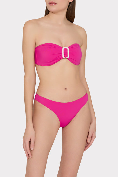 Margot Bandeau Top Hot Pink Image 2 of 4