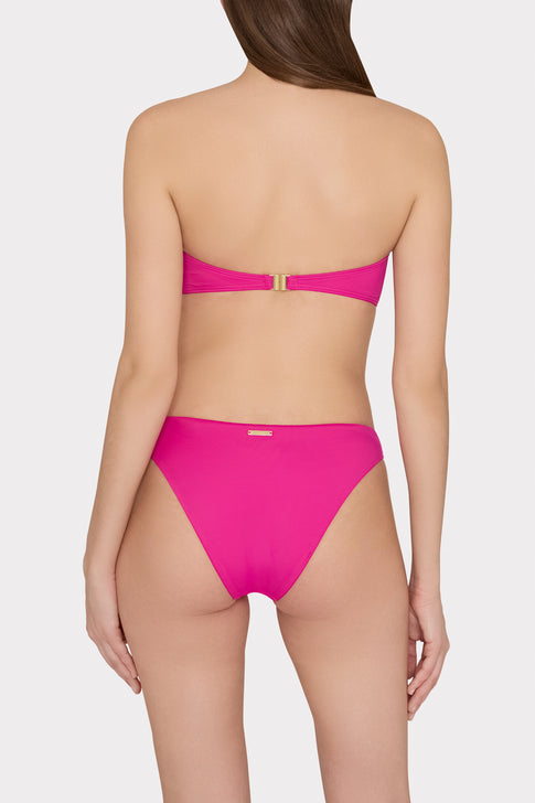 Margot Bandeau Top Hot Pink Image 3 of 4