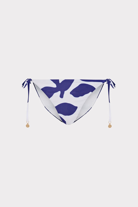 Grand Foliage String Bikini Bottom Navy/White Image 1 of 4