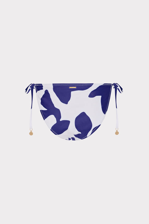 Grand Foliage String Bikini Bottom Navy/White Image 4 of 4