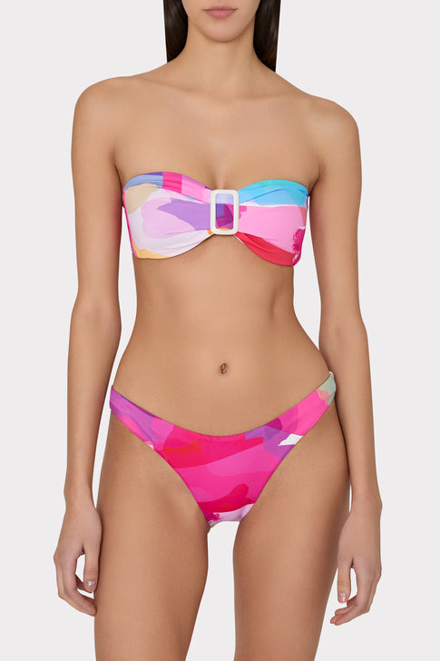 Margot Rainbow Waterfall Bikini Top Multi Image 2 of 4