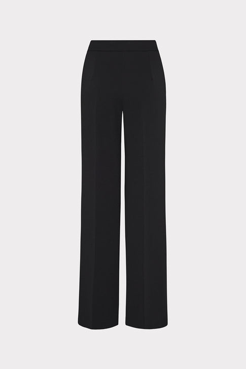 Natia Crepe Pants Black Image 4 of 4