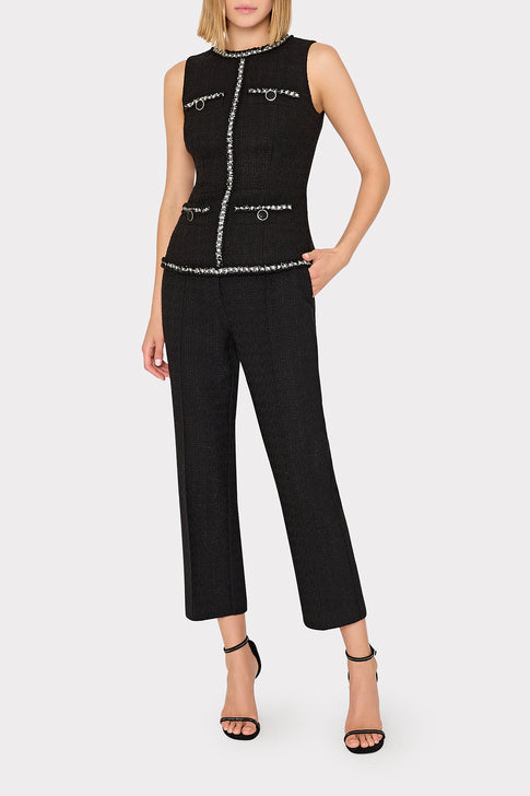 Betsy Boucle Pant Black Image 2 of 4