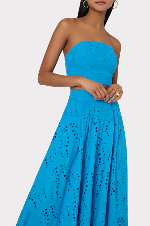 Butterfly Eyelet Skirt Blue Image 3 of 4