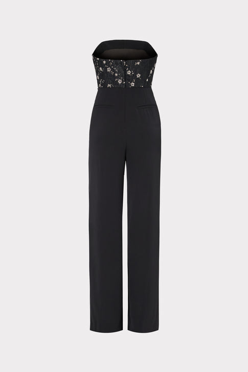 Spencer Beaded Jumpsuit Black Image 4 of 4