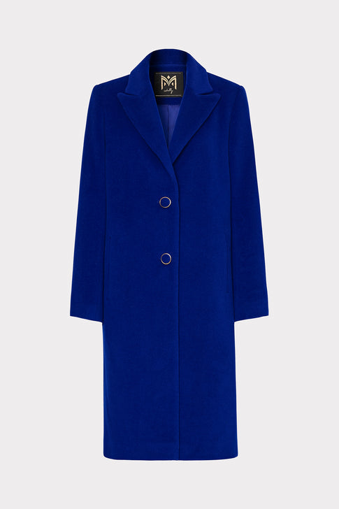 Single Breasted Wool Coat Cobalt Image 1 of 4