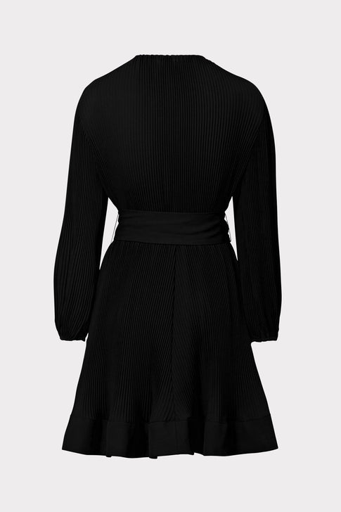 Liv Pleated Dress Black Image 4 of 4